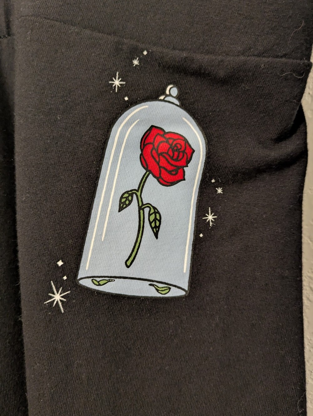 Disney Torrid Crop Leggings Beauty And The Beast - Picture 5 of 6